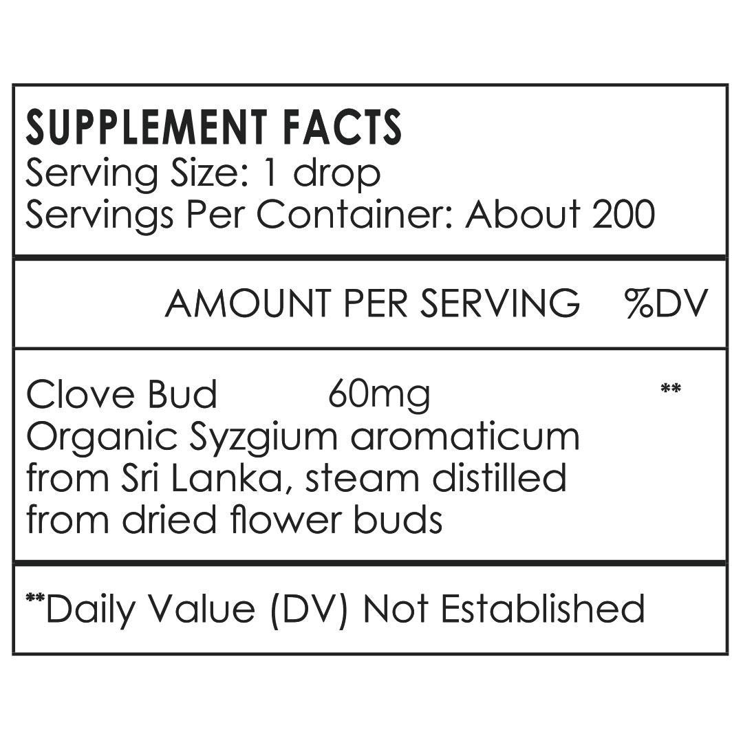 Clove Bud Information Panel